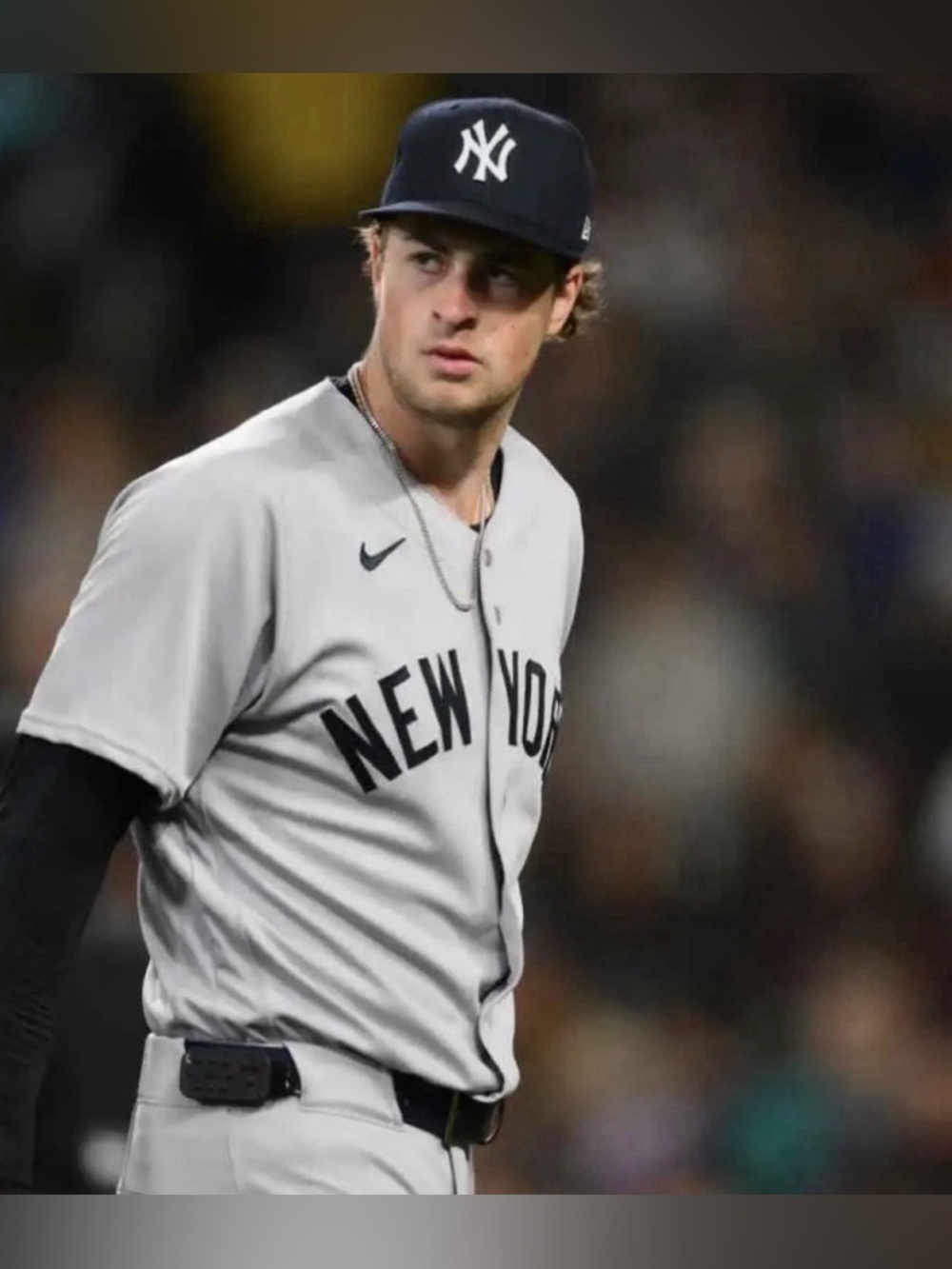 Nike Authentic New York Yankees Cam Schlittler #31 MLB Gray Jersey Men’s Sz: M - Picture 3 of 9